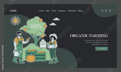 Eco Friendly Lifestyle. Flat Vector Illustration