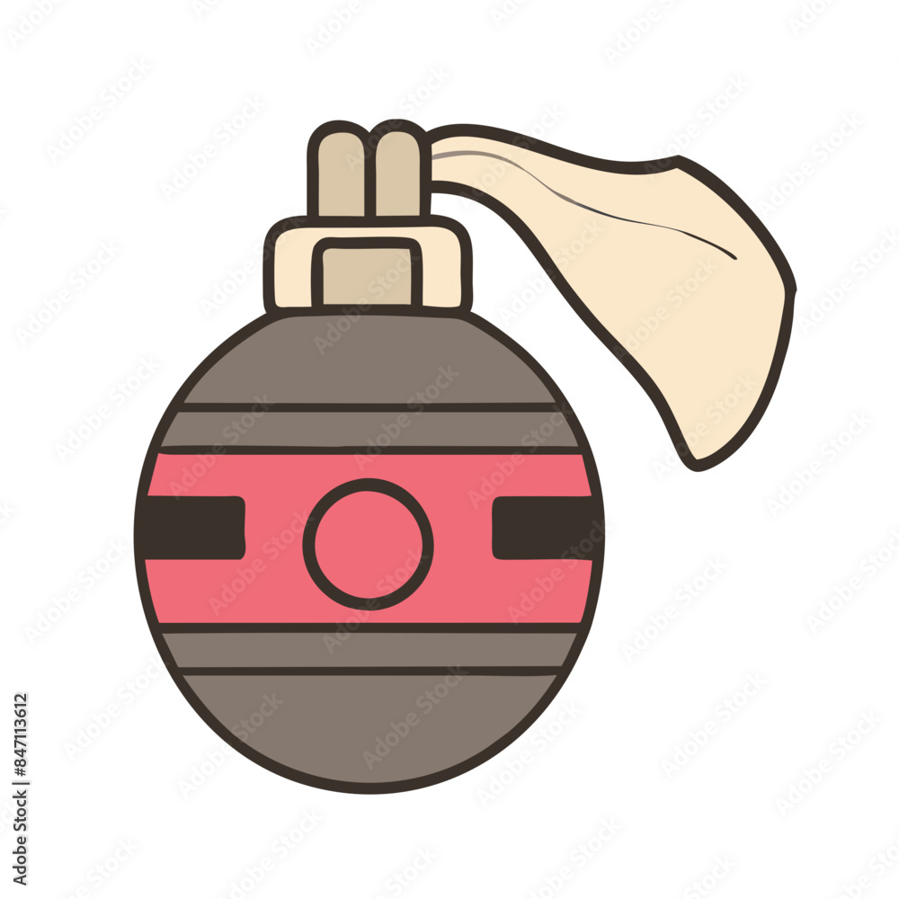 Obraz premium Combat Grenade Icon, AI Generative