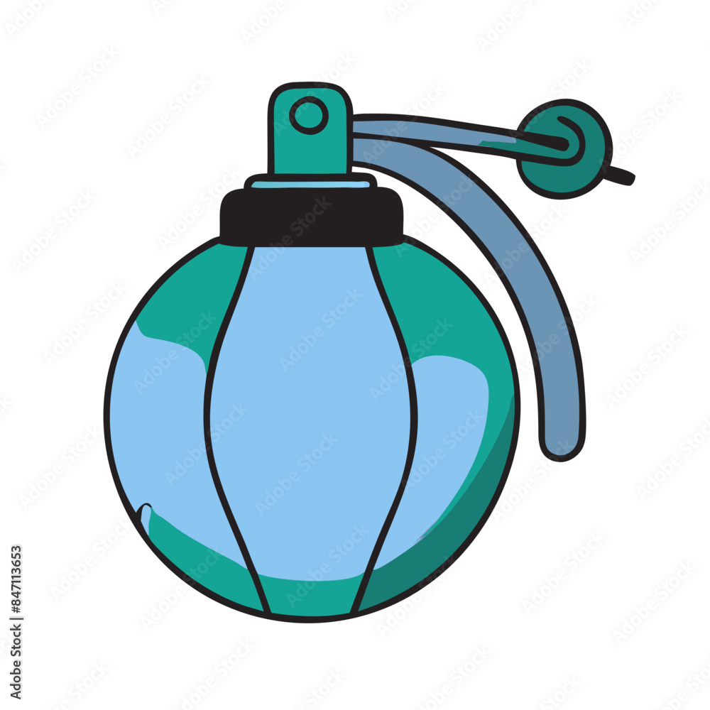 Obraz premium Combat Grenade Icon, AI Generative