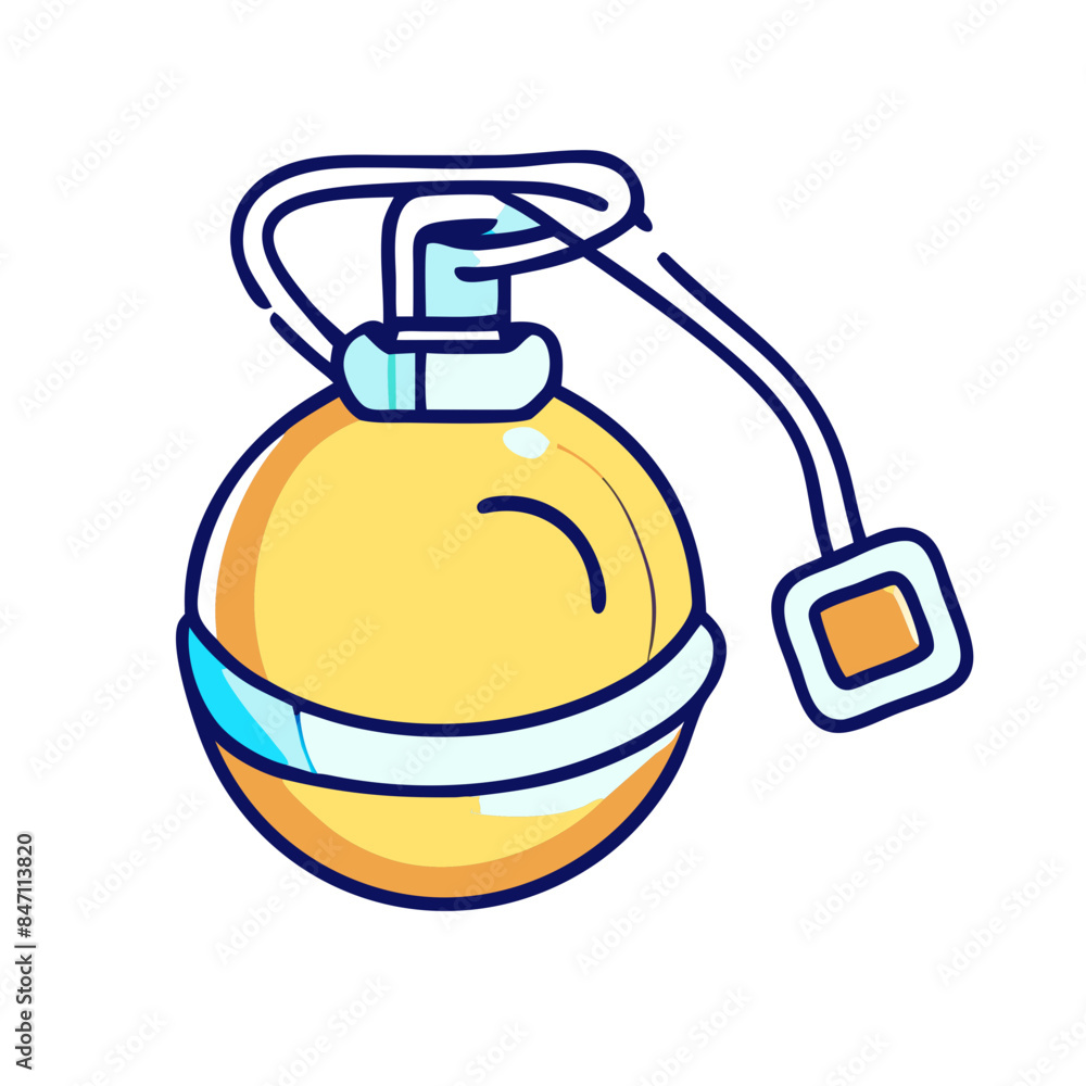 Combat Grenade Icon, AI Generative Combat Grenade Icon, AI Generative