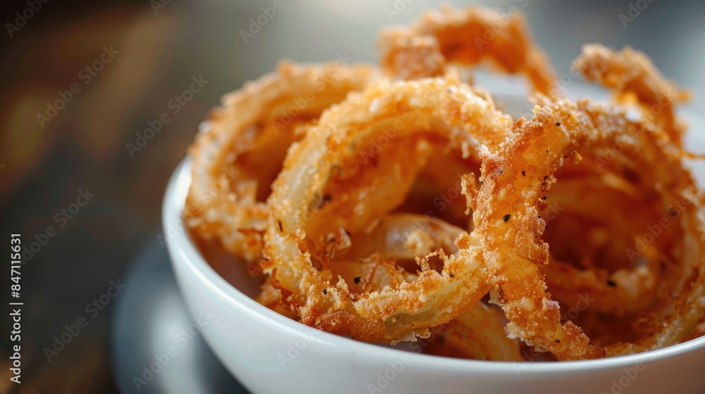 Breaded and deep fried onions served as a starter Breaded and deep fried onions served as a starter