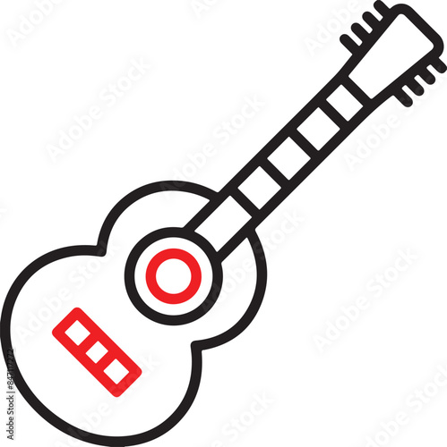 Acoustic Guitar Vector - Acoustic Guitar Silhouette
