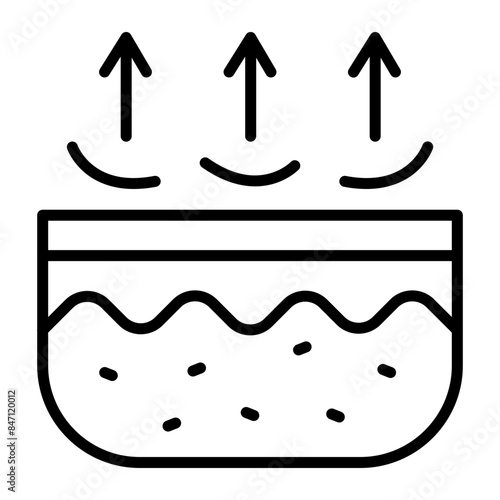 Dead Skin Vector Line Icon
