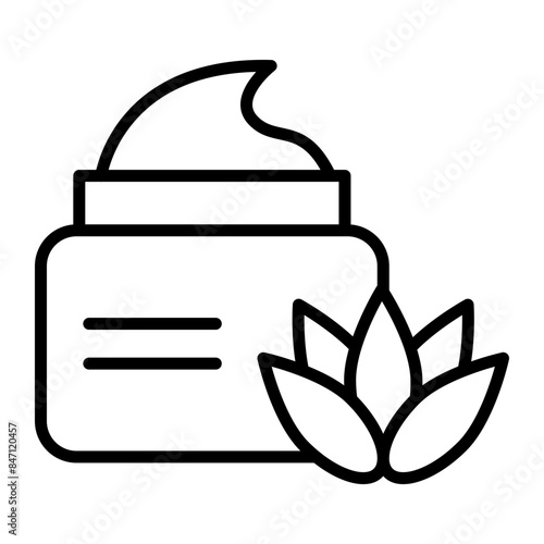 Cream Vector Line Icon