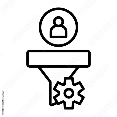 Conversion Vector Line Icon