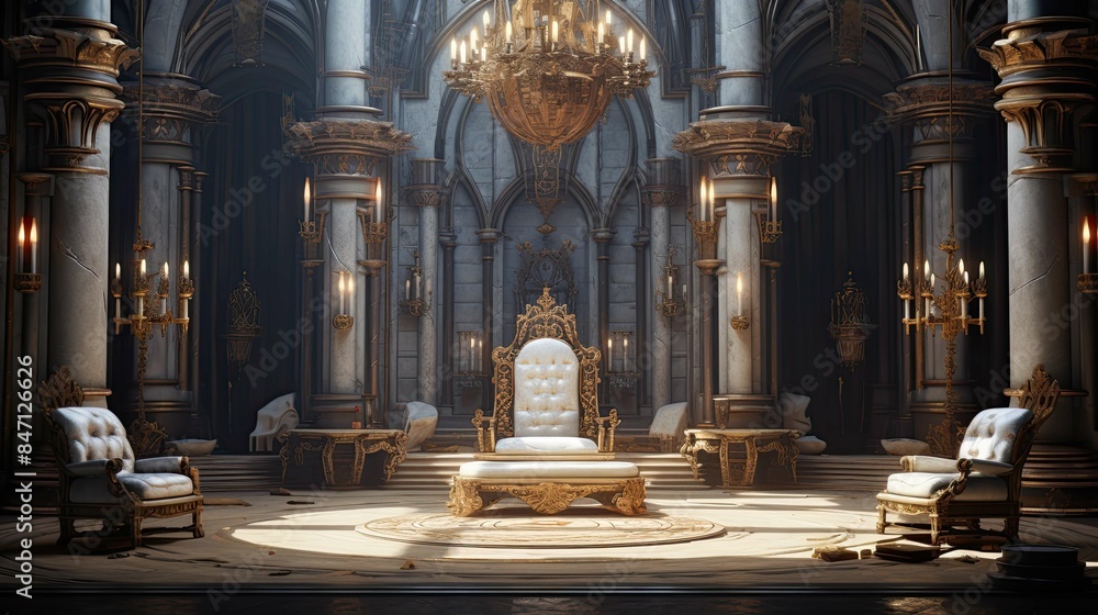 Fototapeta premium The church of the holy sepulchre. AI generated art illustration.