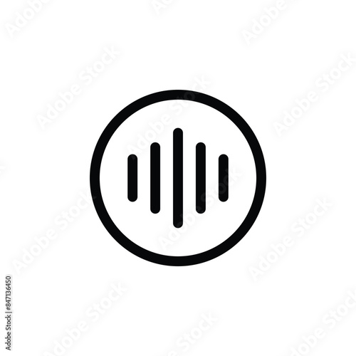 dictaphone icon vector audio icon 