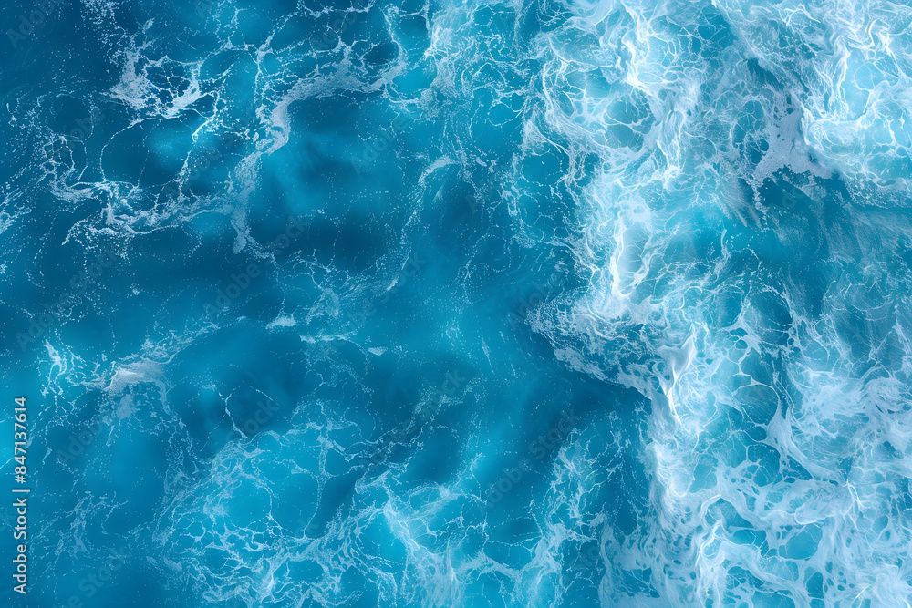 Sea 4k water texture in Summer.