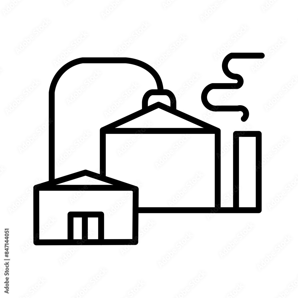 Anaerobic Digestion Biomass Icon Perfect for Renewable Energy and Environmental Themes Anaerobic Digestion Biomass Icon Perfect for Renewable Energy and Environmental Themes