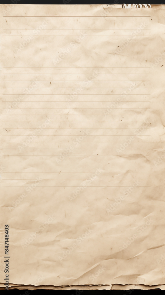 Fototapeta premium Pattern Background Abstract Image, Old Crumpled Paper Texture, Wallpaper, Background, Cover and Screen of Cell Phone, Smartphone, Computer, Laptop, Format 9:16 and 16:9 - PNG