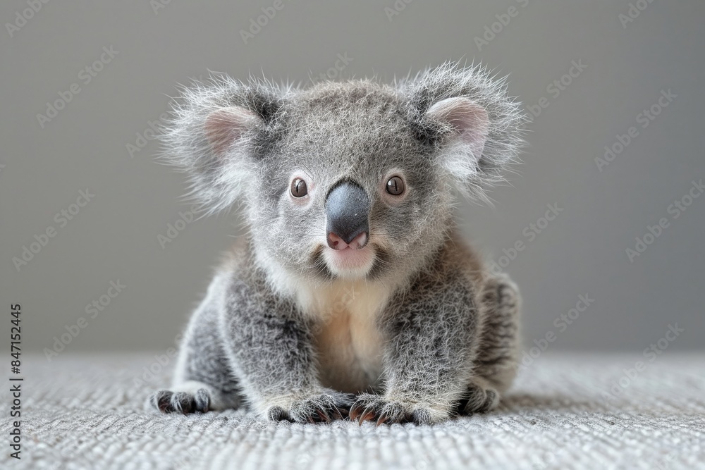 Adorable puppy playing flat clean background bright studio lighting capturing the playful expression and wagging tail Adorable puppy playing flat clean background bright studio lighting capturing the playful expression and wagging tail