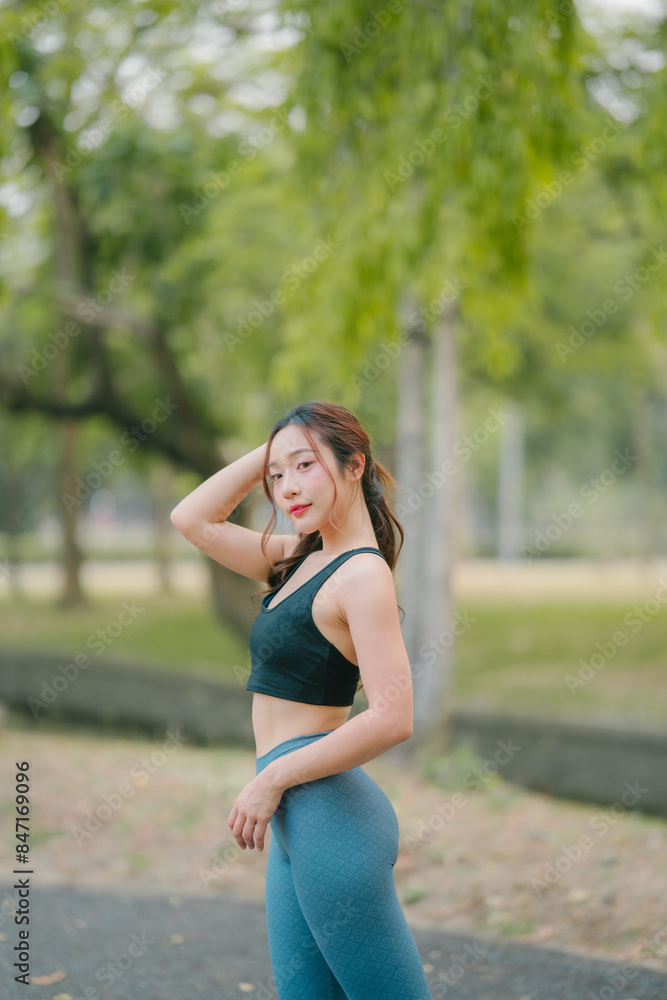 sport woman stretching before jogging and run, sport concept, welness concep sport woman stretching before jogging and run, sport concept, welness concep