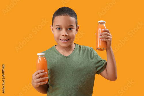Little African-American boy...
