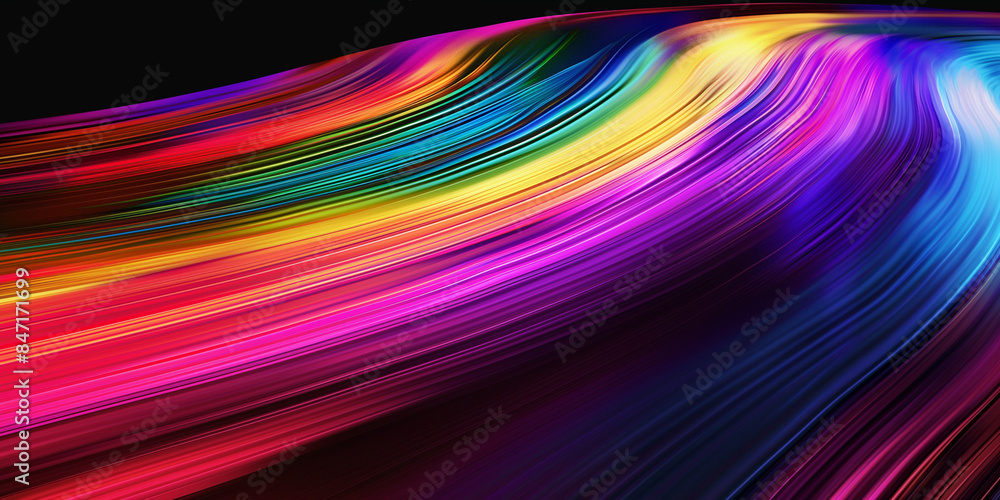 Leuchtfarbener Hintergrund in Neon Farben und einzigartigen Design als Explosion im Querformat für Banner Leuchtfarbener Hintergrund in Neon Farben und einzigartigen Design als Explosion im Querformat für Banner