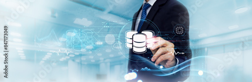Photos Big Data: Business Graph and Data of Big Data Business Growth, Analytics