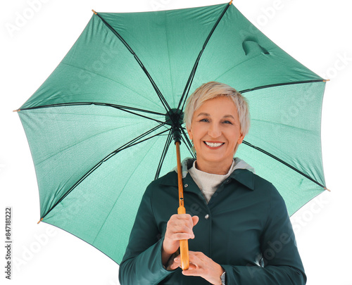 Beautiful mature woman with...