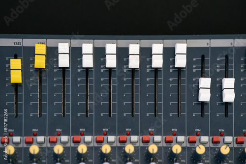 Sound mixer and controller with various knobs