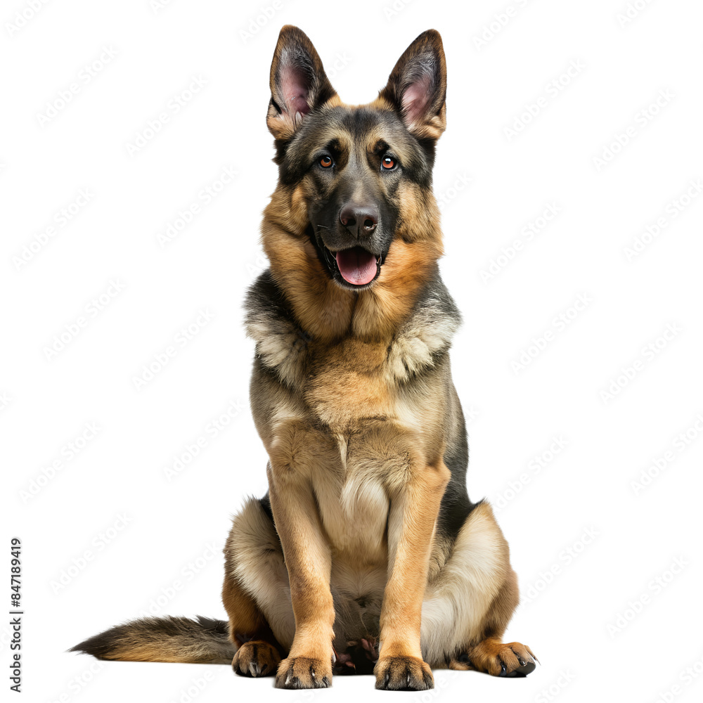 Portrait Of A German Shepherd Portrait Of A German Shepherd