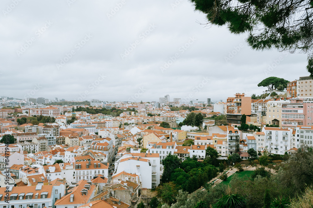 Panoramic View of Lisbon Cityscape Panoramic View of Lisbon Cityscape