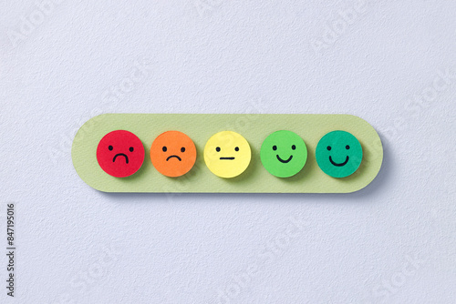 Rating Emoticon for web and app online streaming and