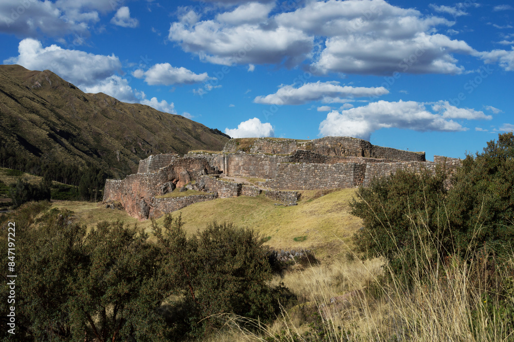 Puca Pucara archaeological site in the Sacred Valley of the Incas Puca Pucara archaeological site in the Sacred Valley of the Incas