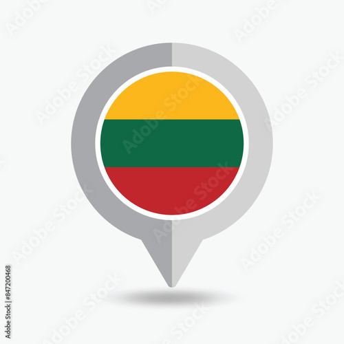 Lithuania Location Pin Icon Vector Illustration Free Download Lithuania Location Pin Icon Vector Illustration - GFXLoad