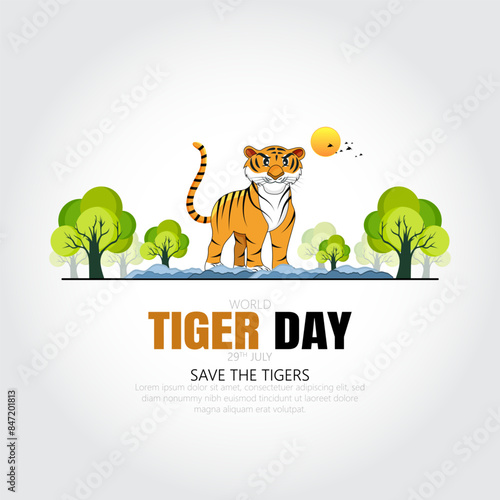 Tiger Day, celebrated on July 29th, is dedicated to raising awareness about tiger conservation and the urgent need to protect these endangered big cats.