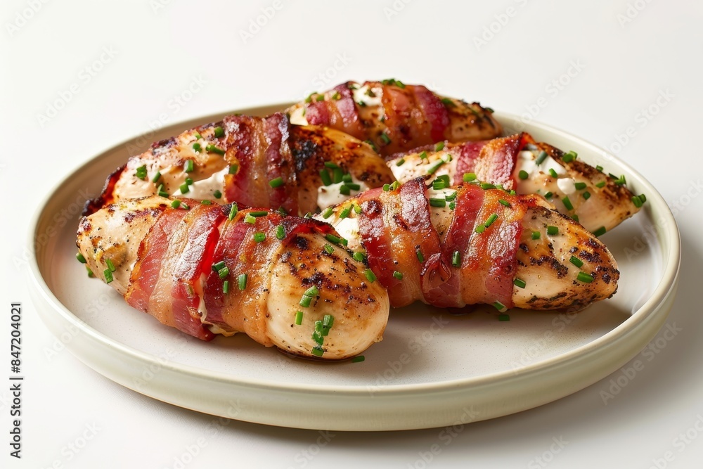 Smoky Bacon-Wrapped Chicken Breasts with Creamy Filling Smoky Bacon-Wrapped Chicken Breasts with Creamy Filling