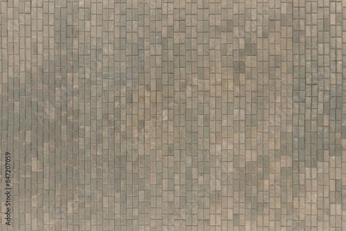 top view of the texture of paving slabs on pedestrian path