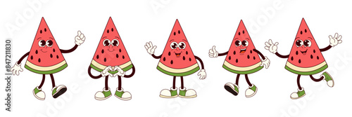 Groovy Watermelon Crew: Summer's Funky Fruit Friends