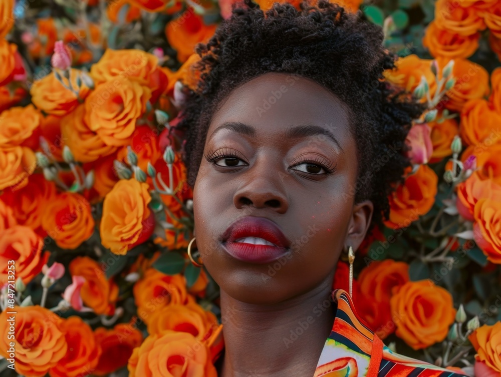 Jeune femme afro-américaine Jeune femme afro-américaine