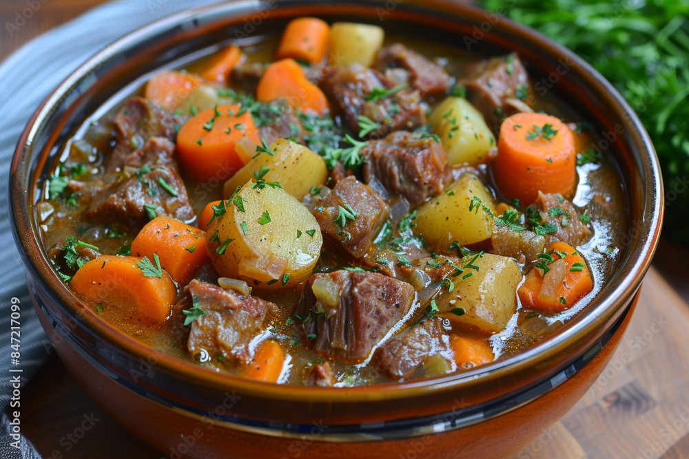 Rustic Lamb Stew with Potatoes and Carrots Rustic Lamb Stew with Potatoes and Carrots