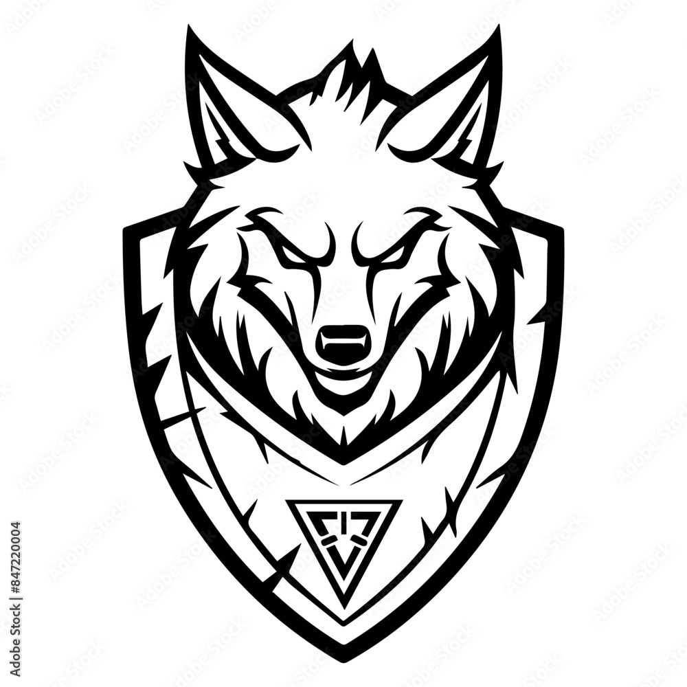Wolf Knight logo or modern line icon. Vector line art and icon design with bold outline. Black and white Pixel Perfect minimalistic symbol isolate white background. Creative logotype Wolf Knight logo or modern line icon. Vector line art and icon design with bold outline. Black and white Pixel Perfect minimalistic symbol isolate white background. Creative logotype