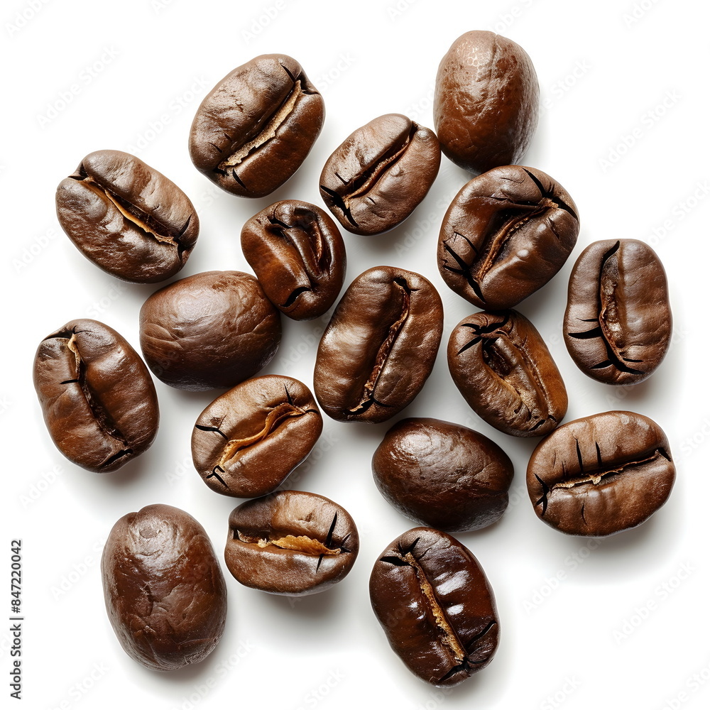 Roasted Coffee Beans Texture Aroma Freshness Closeup Quality Organic Roasted Coffee Beans Texture Aroma Freshness Closeup Quality Organic