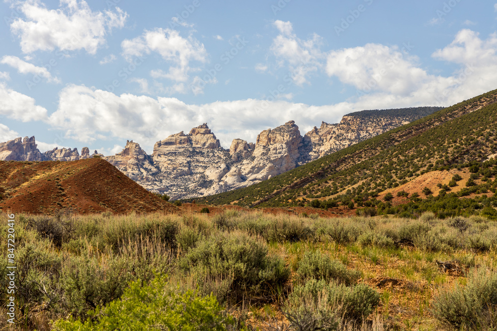 Dinosaur National Monument in Colorado and Utah in the spring Dinosaur National Monument in Colorado and Utah in the spring