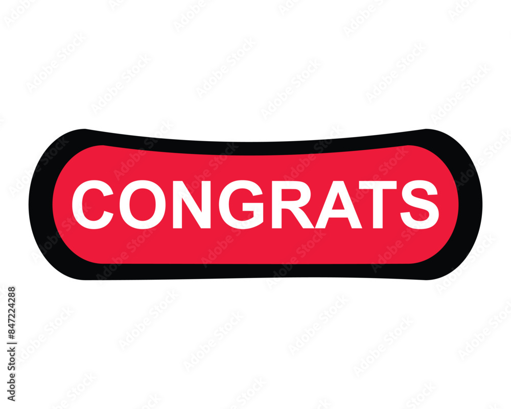 congrats button on white background. congrats button sign congrats button on white background. congrats button sign