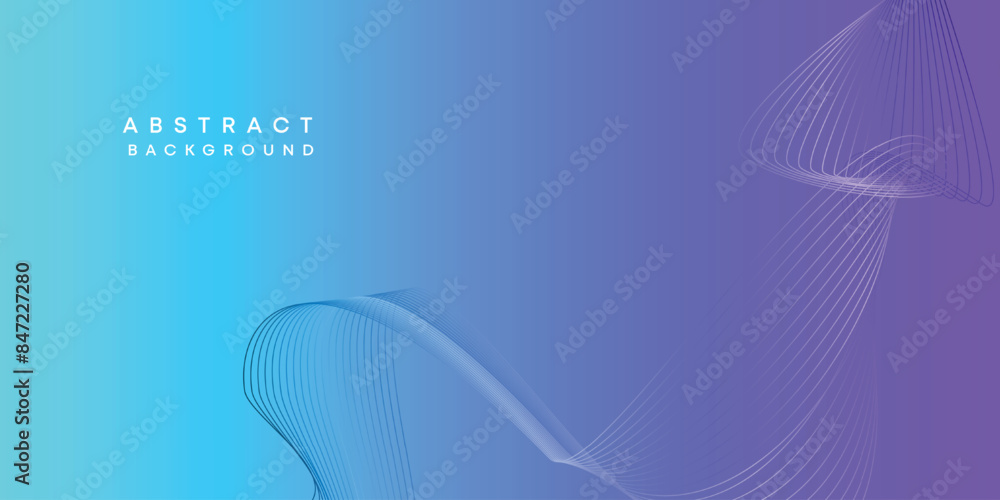 Abstract sky blue-purple digital future technology geometric flowing line background. Pink-blue gradient smooth wave lines web banner background for cover, flyer, card, header, poster, website Abstract sky blue-purple digital future technology geometric flowing line background. Pink-blue gradient smooth wave lines web banner background for cover, flyer, card, header, poster, website