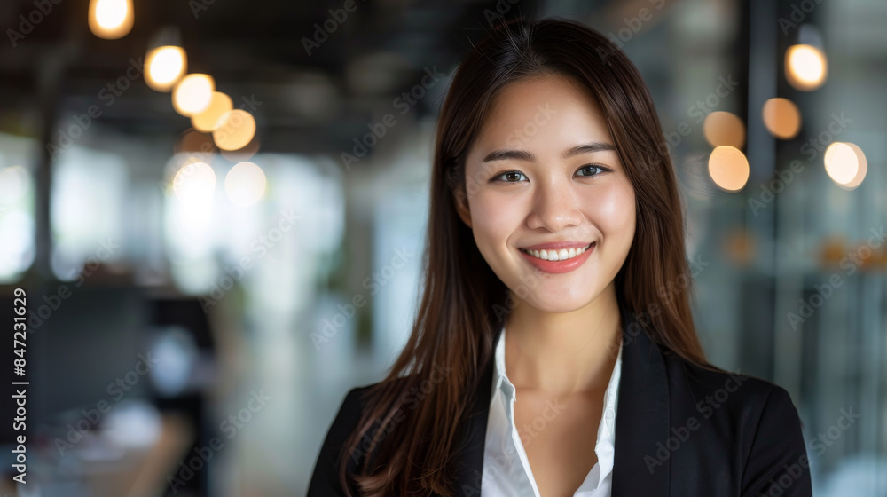 A confident professional with a welcoming smile A confident professional with a welcoming smile