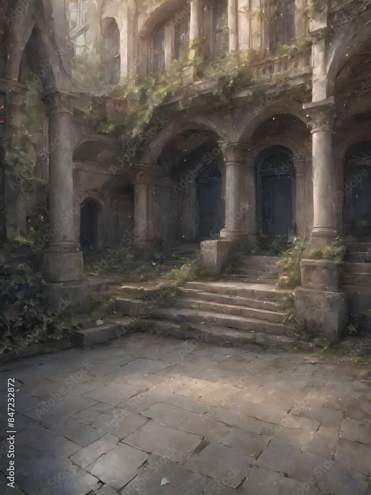 Obraz premium ruins of an ancient temple