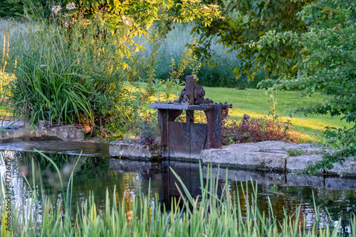Фотография old mill sluice gate