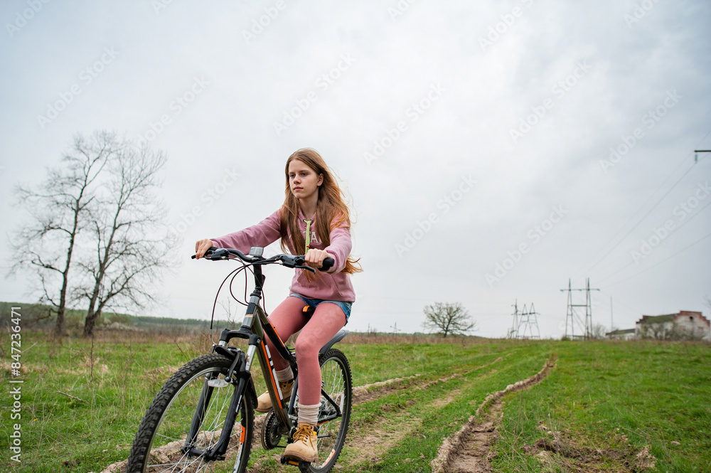 Girl on a bike Girl on a bike