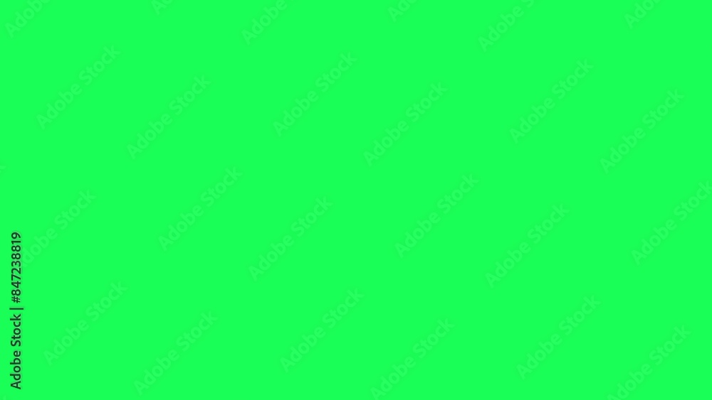 The green screen was cracked and shattered, behind it was a note saying thank you for watching The green screen was cracked and shattered, behind it was a note saying thank you for watching