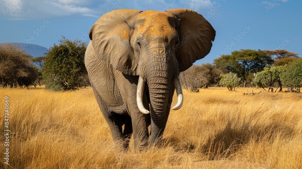 Fototapeta premium Large and splendid elephant