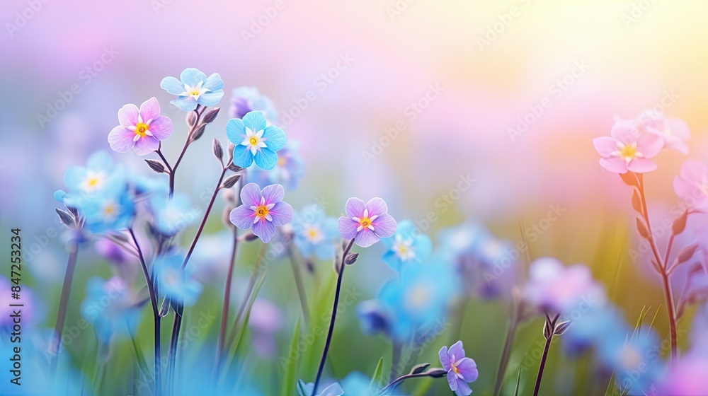 flowers in a field flowers in a field