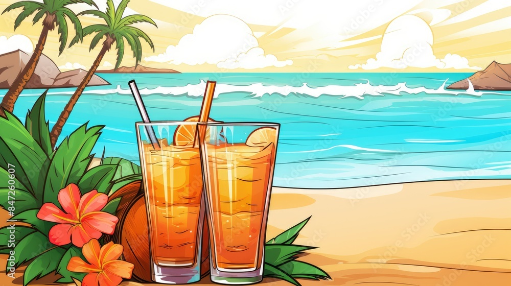 cocktail on the beach cocktail on the beach