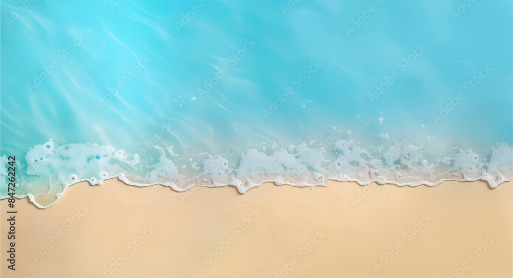 Summer travel background. Sandy beach and a paradise blue sea. Summer travel background. Sandy beach and a paradise blue sea.