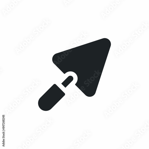 putty knife construction tool icon