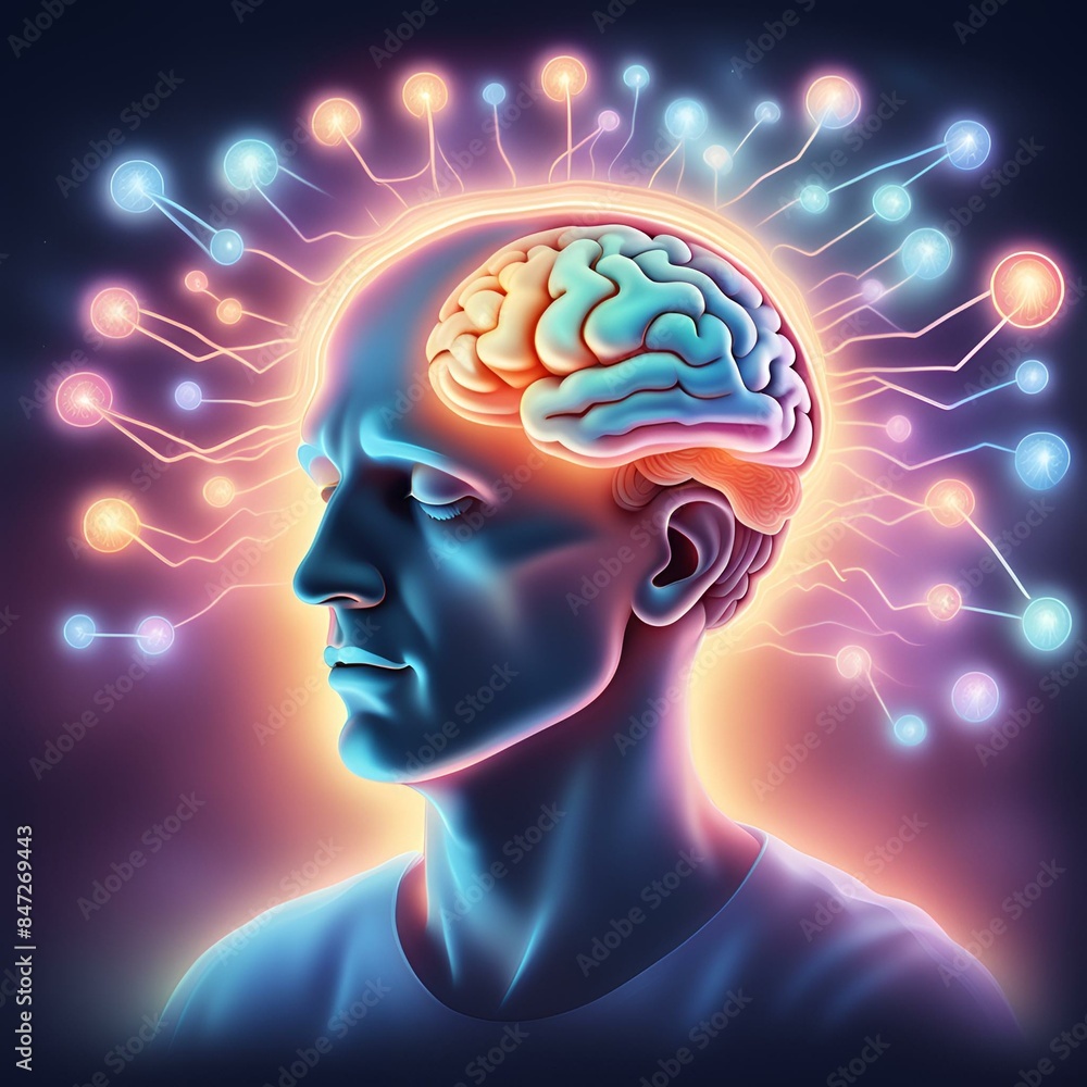 Obraz premium atividade cerebral 