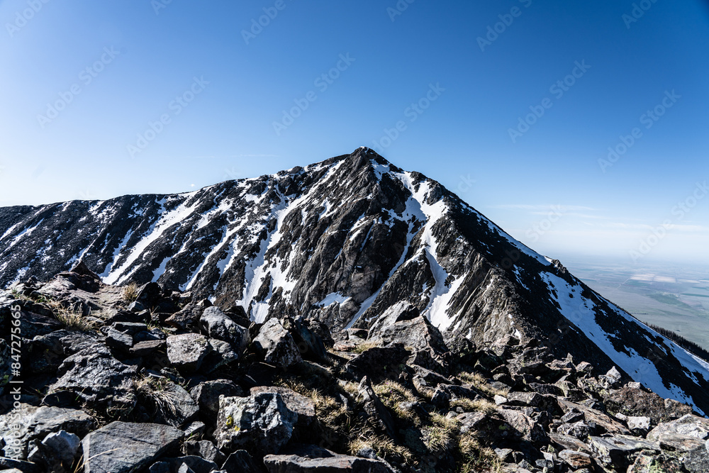 The beautiful Sangre de Cristo Range of the Colorado Rocky Mountains.