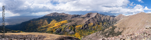 Obraz na płótnie Beautiful Colorado Rocky Mountains in the Fall / Autumn w salonie
